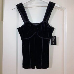 NWT Vintage Black Velvet NY Collection Tank top/Camisole - Sz Small